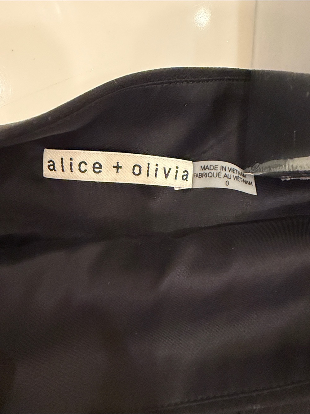 Alice + Olivia Black High-Waist Sailor Shorts with Gold Buttons - Picture 2 of 3